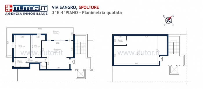 Appartamento con mansarda autonoma