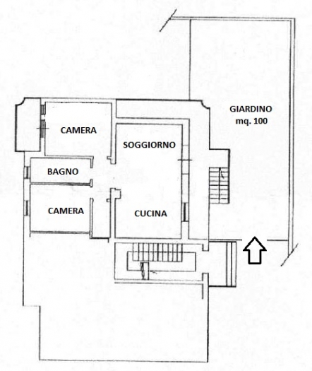 Appartamento indipendente con giardino