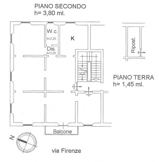 Appartamento in palazzina storica