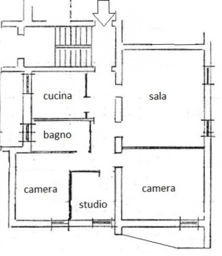 Appartamento con posto auto e cantina