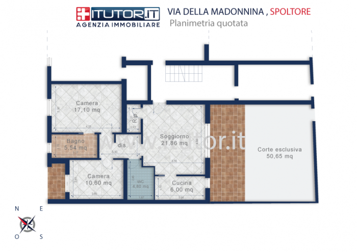 SPOLTORE APPARTAMENTO RECENTE COSTRUZIONE CON PICCOLA CORTE PRIVATA